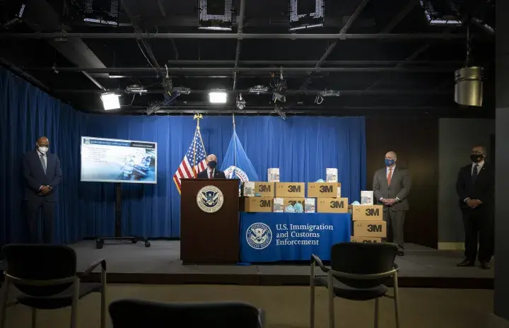 Image: DHS Secretary Mayorkas Press Conference on Counterfeit N95 Masks (2)