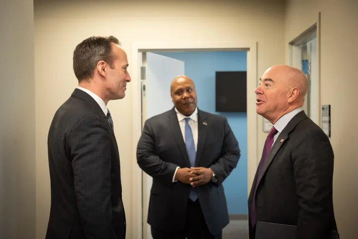 Image: DHS Secretary Alejandro Mayorkas Meets with Employees from the DHS Center for Countering Human Trafficking (013)