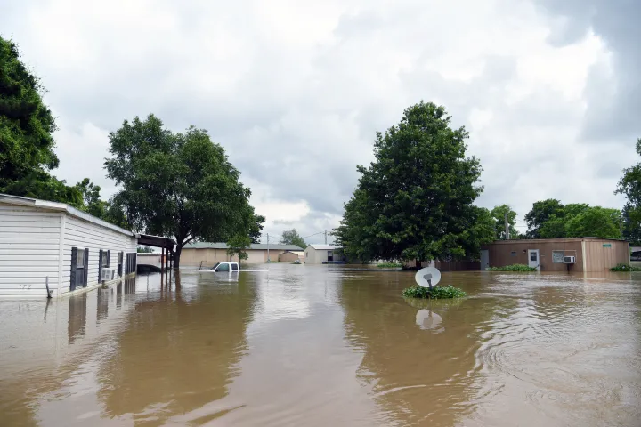 Image: Aftermath of the Flooding of the Arkansas River
