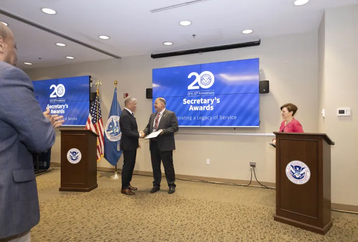 Image: DHS Deputy Secretary John Tien Presents the Secretary’s Award to DHS Employees in ATL  (060)
