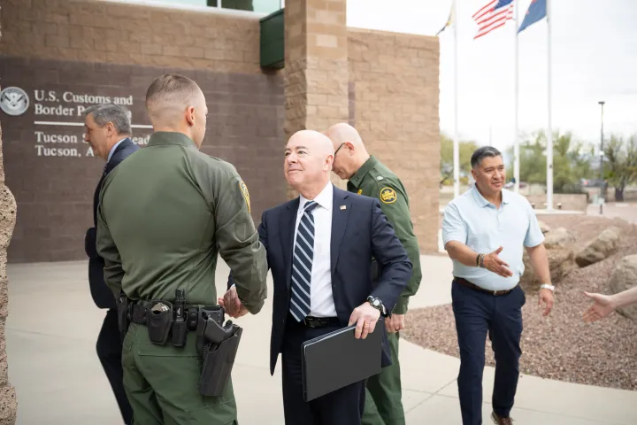 Image: DHS Secretary Alejandro Mayorkas Visits U.S. Border Patrol Tucson Sector Headquarters (008)
