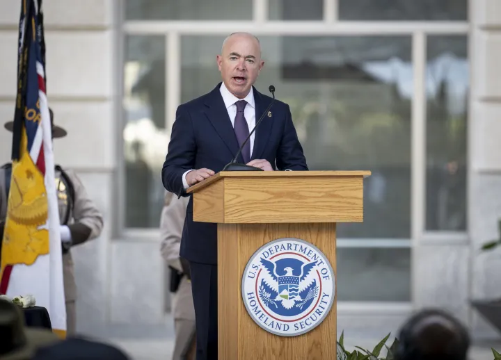 Image: DHS Secretary Alejandro Mayorkas Attends CBP Valor Memorial (49)