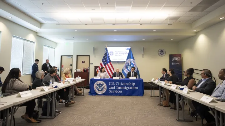Image: DHS Secretary Alejandro Mayorkas Participates in a Worksite Enforcement Roundtable with Union Leaders  (028)