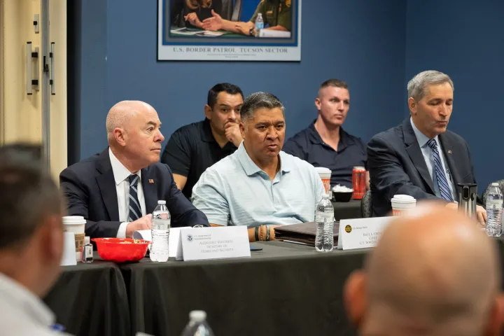 Image: DHS Secretary Alejandro Mayorkas Visits U.S. Border Patrol Tucson Sector Headquarters (014)