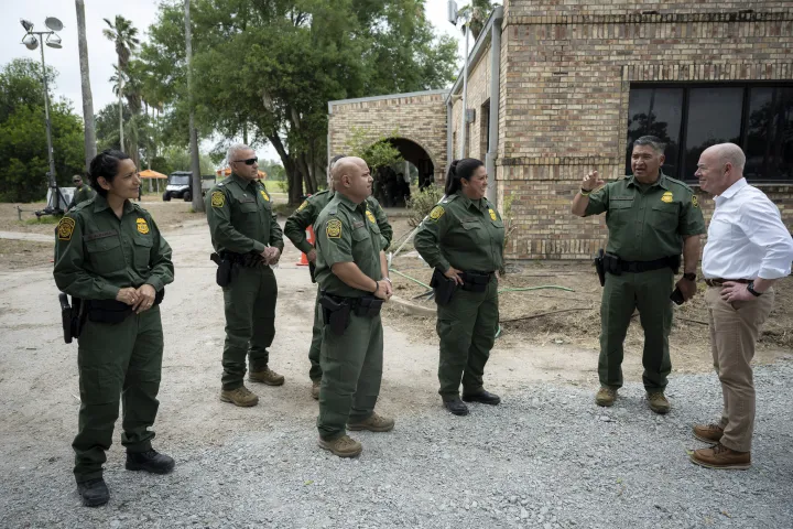 Image: DHS Secretary Alejandro Mayorkas Visits Camp Monument  (112)