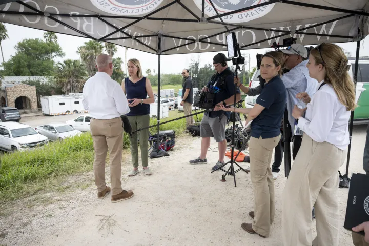 Image: DHS Secretary Alejandro Mayorkas Visits Camp Monument  (170)