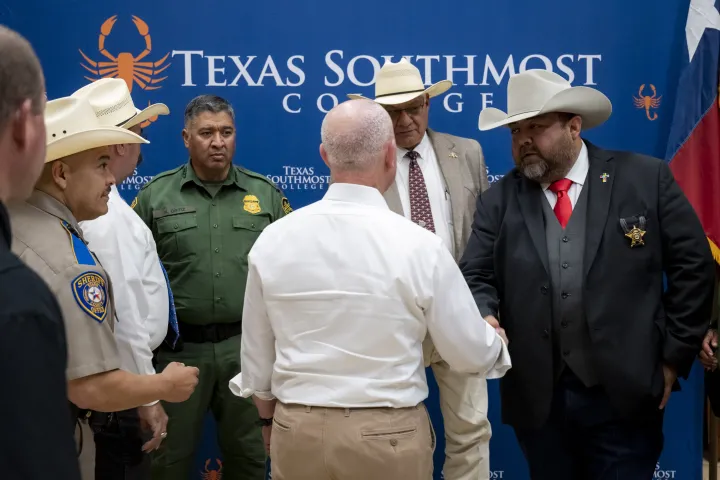 Image: DHS Secretary Alejandro Mayorkas Participates in a Law Enforcement Roundtable  (219)