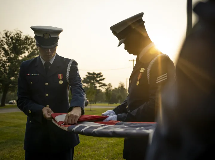 Image: U.S. Coast Guard Ceremonial Honor Guard Prepares for Ceremony (8)