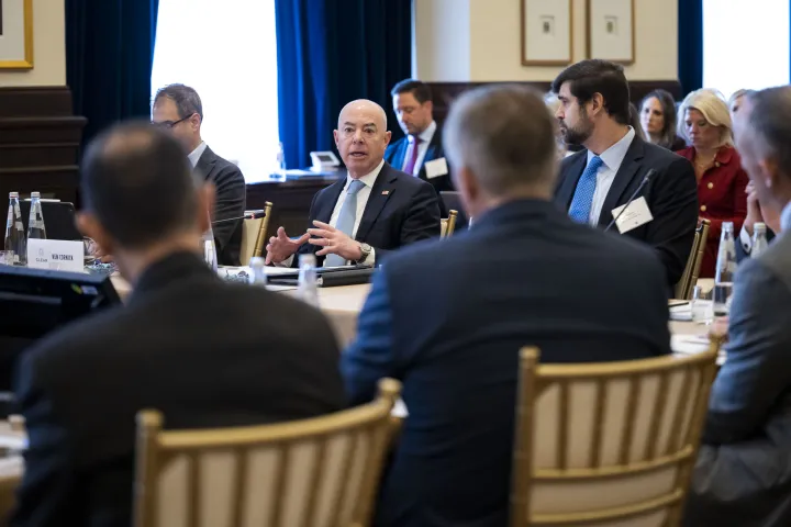 Image: DHS Secretary Alejandro Mayorkas Participates in a U.S. Travel Association CEO Roundtable  (009)