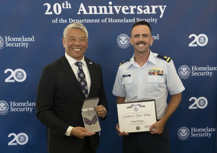 Image: Secretary’s Silver Medal, Andrew Fleming