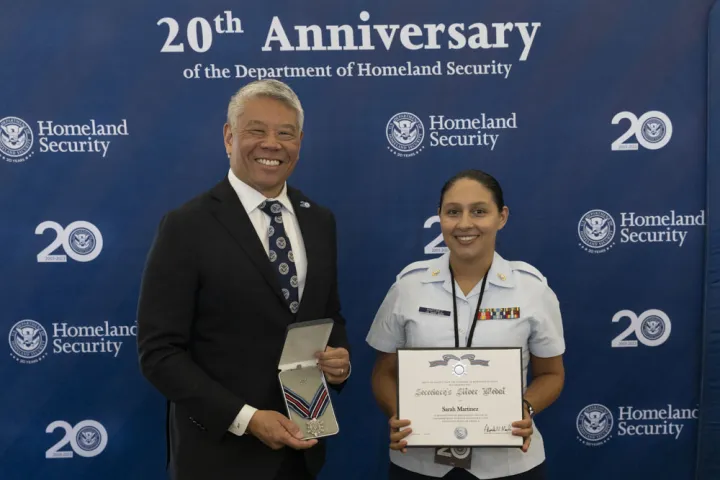 Image: Secretary’s Silver Medal, Sarah Martinez