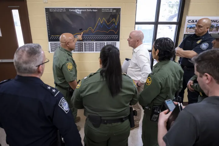 Image: DHS Secretary Alejandro Mayorkas Visits Camp Monument  (132)