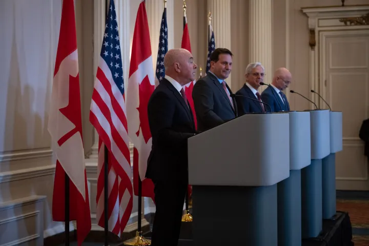 Image: DHS Secretary Alejandro Mayorkas Participates in Press Conference in Canada (029)