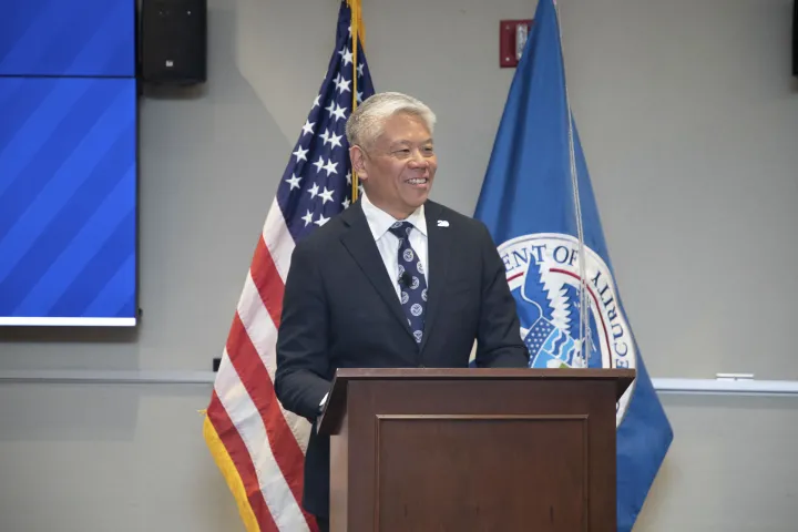 Image: DHS Deputy Secretary John Tien Presents the Secretary’s Award to DHS Employees in ATL  (022)