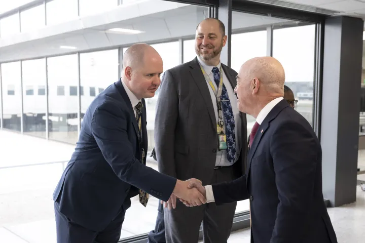 Image: DHS Secretary Alejandro Mayorkas Visits Washington Dulles International Airport (024)