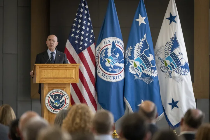 Image: DHS Secretary Alejandro Mayorkas Conducts Swearing-In Ceremony for John Tien (08)