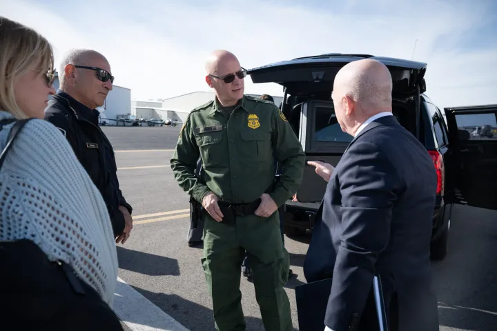 Image: DHS Secretary Alejandro Mayorkas Arrived to Tucson, Arizona (006)