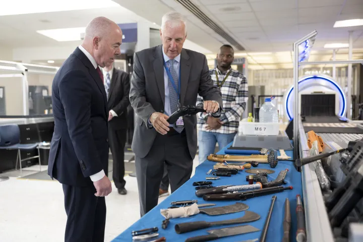 Image: DHS Secretary Alejandro Mayorkas Visits Washington Dulles International Airport (008)