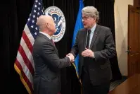 Cover photo for the collection "DHS Secretary Alejandro Mayorkas Meets with European Commissioner for Internal Market"