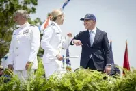 Cover photo for the collection "DHS Secretary Alejandro Mayorkas Participates in the USCG Academy Graduation Ceremony"