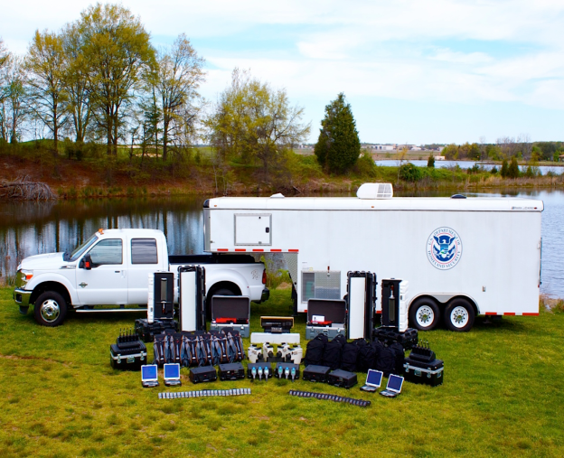 Mobile Detection Deployment Units contain radiation detection equipment for approximately 40 emergency responders, housed in a mobile trailer package.