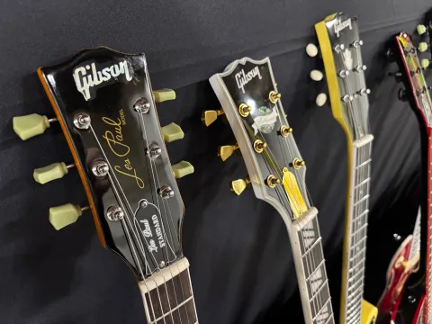 Some of the fake guitars included variety of versions of the iconic Gibson Les Paul models.