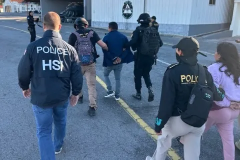 An investigation conducted by HSI special agents in Washington, D.C., Houston, Mexico City, and Guatemala resulted in the arrests of five alleged human smugglers Dec. 9, in both El Boquerón, Guatemala and Houston, Texas.