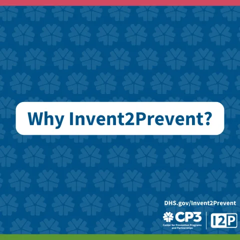 Graphic with the text, "Why Invent2Prevent?"