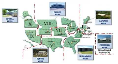 FEMA Region Map