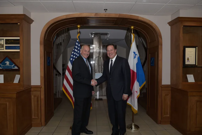 Secretary Kelly Meets with Panama's President Juan Carlos Varela