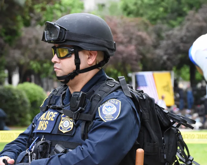 FPS Officer Standing Watch