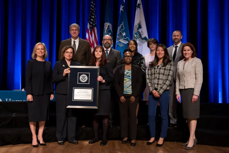 The Secretary’s Unit Award 2018 - USCIS Electronic N-400 Project Team - U.S. Citizenship and Immigration Services