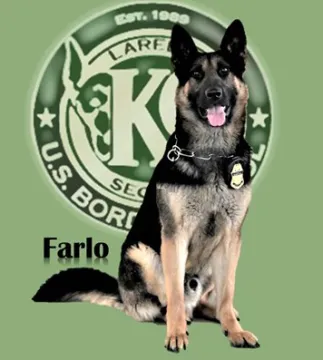 In Memoriam photo of K9 Farlo, Customs and Border Protection. End of Watch 1/2/2023.