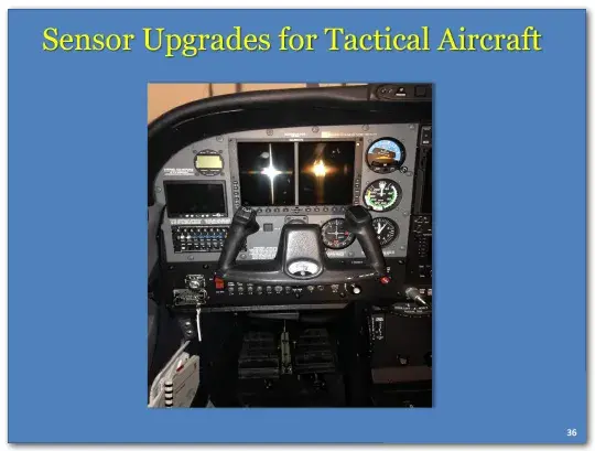 Sensor upgrades for tactical aircraft.