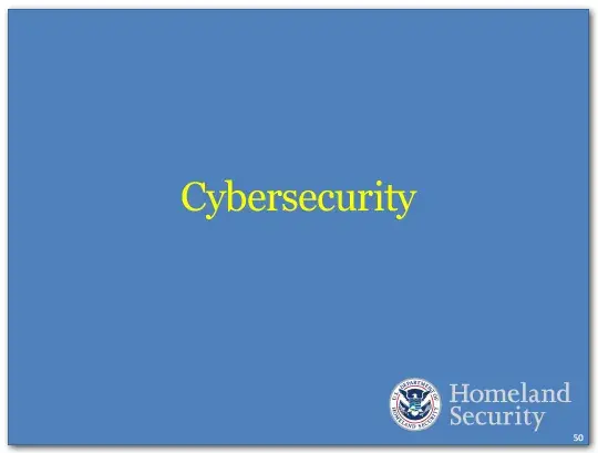 We need to make strides in cybersecurity. 
