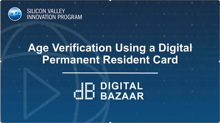 Age Verification  Using A Digital Permanent Resident Card Digital Bazaar