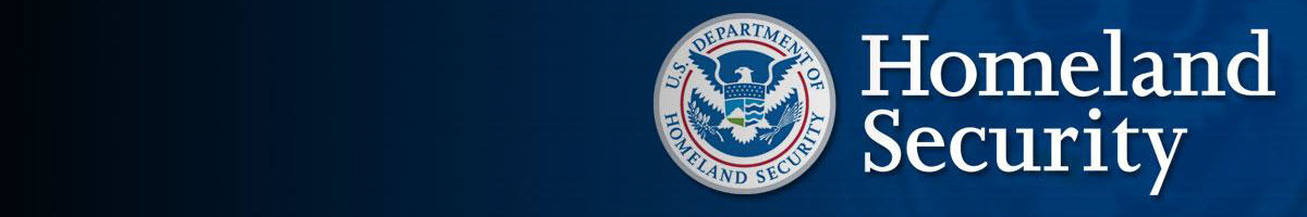 United States Department of Homeland Security Seal and Signature